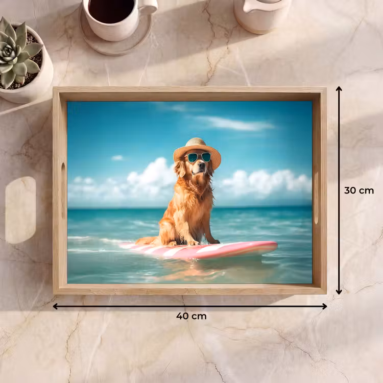 Tablett - Meerwasser - Hund - Golden Retriever - Sonnenbrille — 7