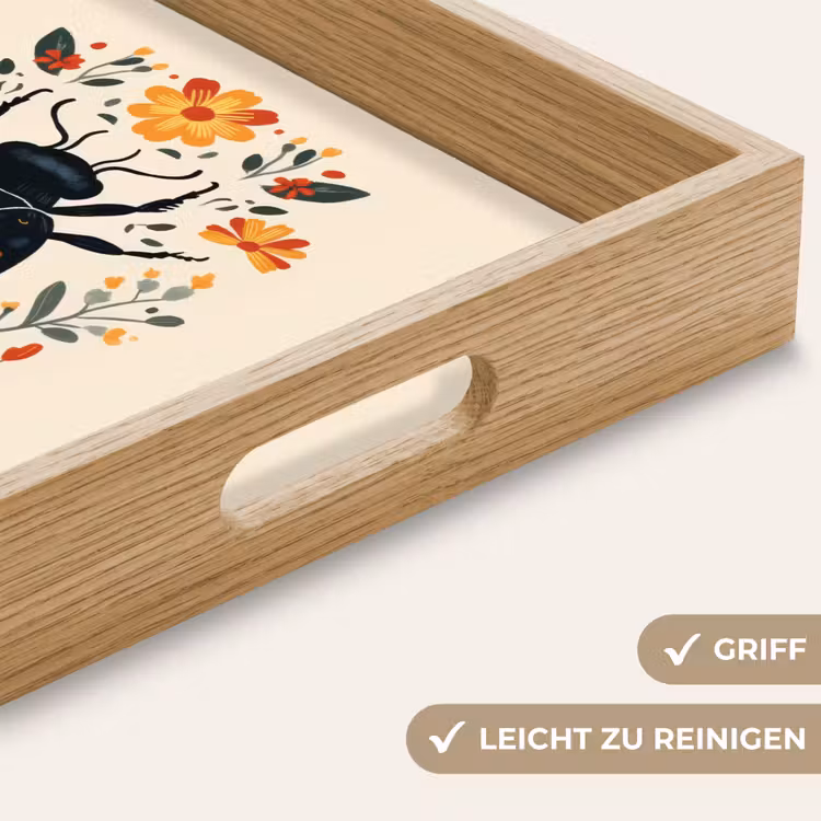 Tablett - Blumen - Orange - Pflanzen - Zierpflanzen — 8