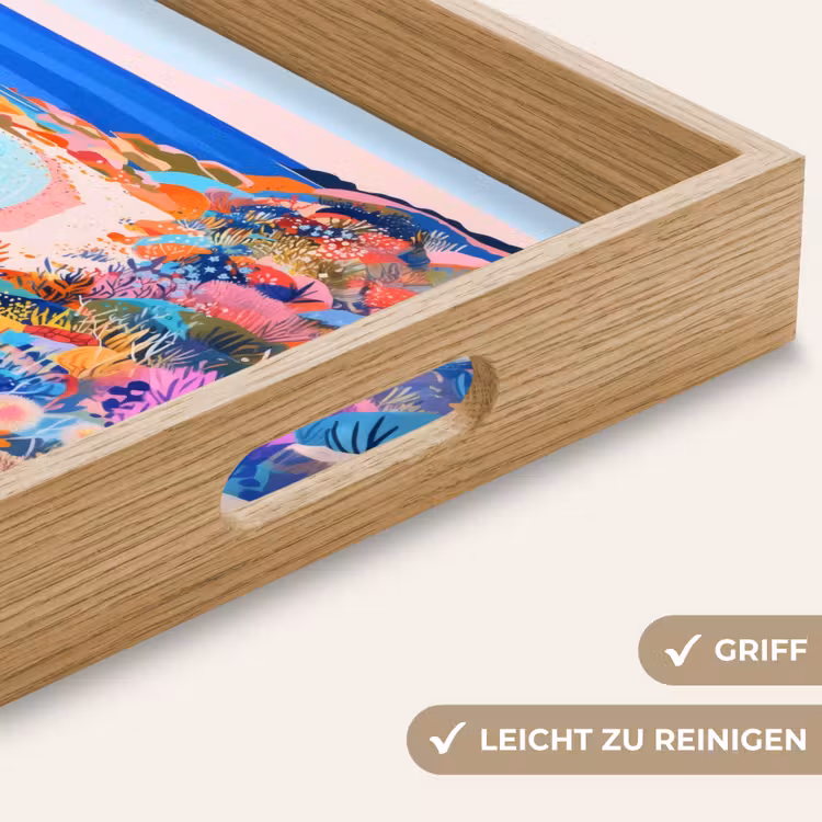Tablett - Blumenwiese - Meer - Sommer — 8