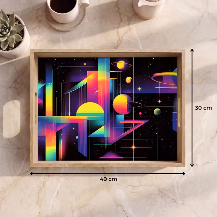 Tablett - Abstrakt - Formen - Bunt - Linien — 7
