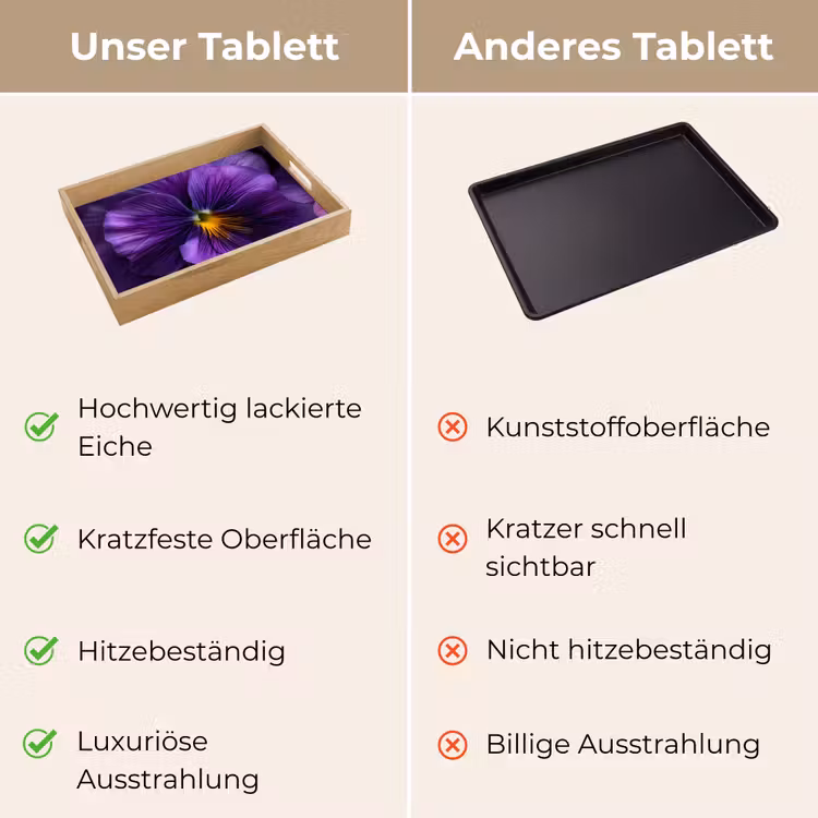 Tablett - Lila - Violine - Tiefe — 9
