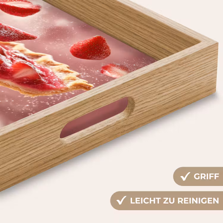 Tablett - Erdbeere - Torte - Essen - Rosa — 8
