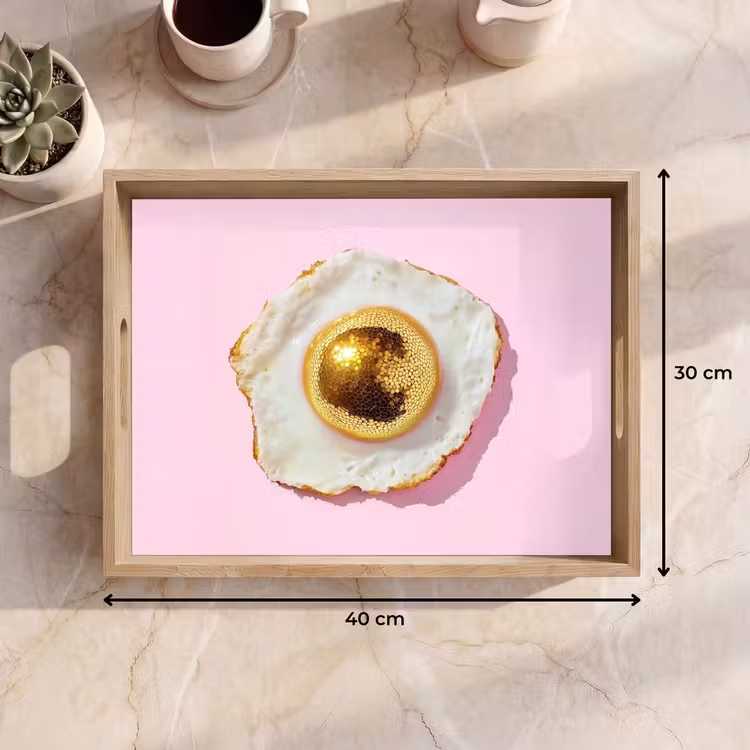 Tablett - Ei - Disco - Frühstück - Glitzer — 7