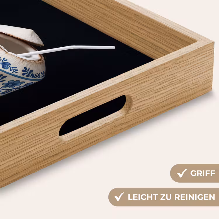 Tablett - Kokosnuss - Lebensmittel - Delfter Blau - Getränk — 8