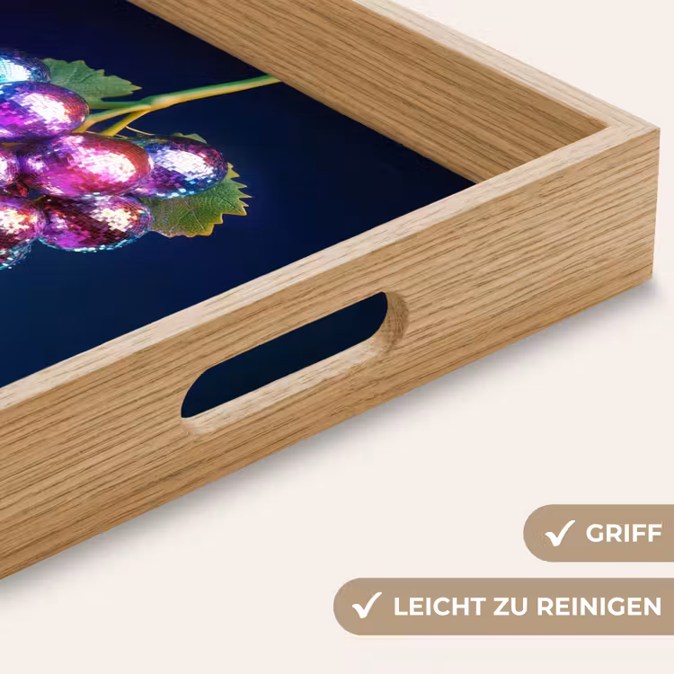 Tablett - Lila - Disco - Party - Weintraube — 8