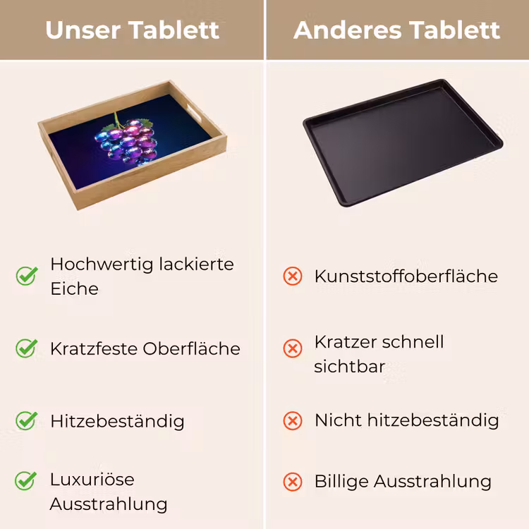 Tablett - Lila - Disco - Party - Weintraube — 9