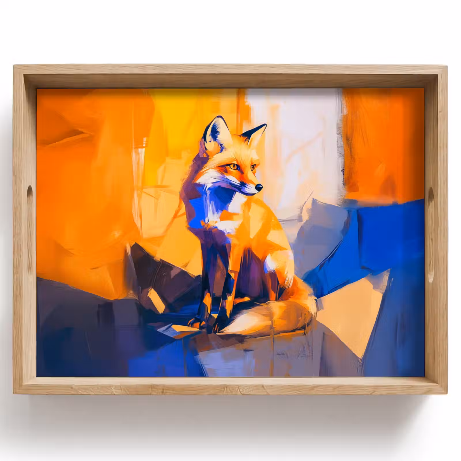 Tablett - Fuchs - Orange - Formen - Abstrakt — 1