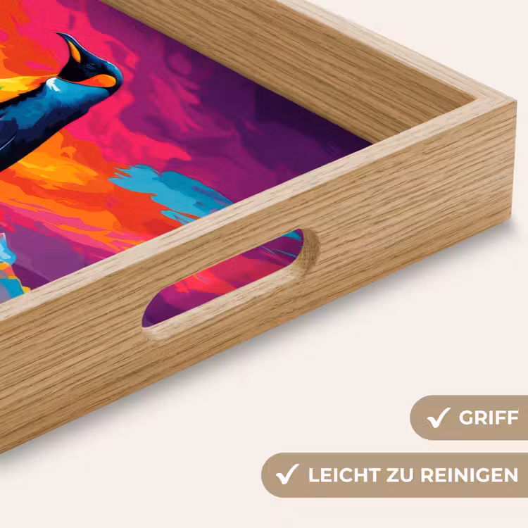 Tablett - Eisscholle - Pinguin - Abstrakt - Himmel — 8
