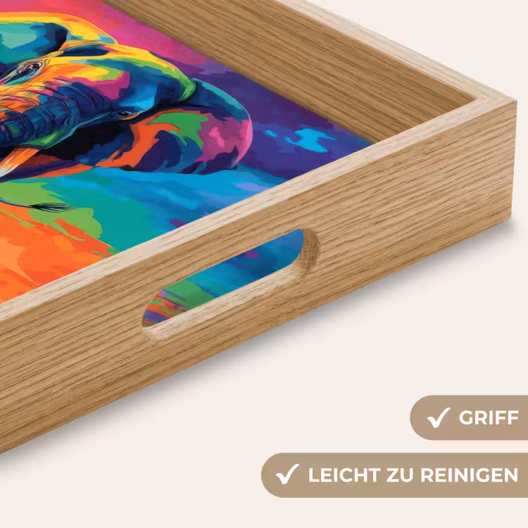 Tablett - Elefant - Bunt - Himmel - Abstrakt — 8