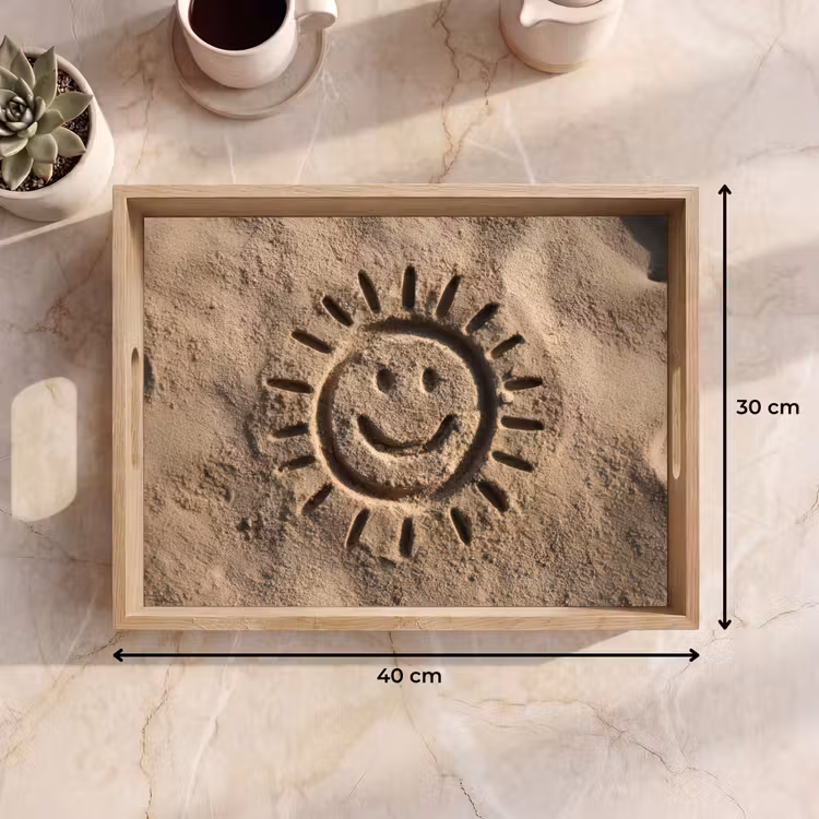 Tablett - Gesicht - Sonne - Sand - Unterzeichnet — 7