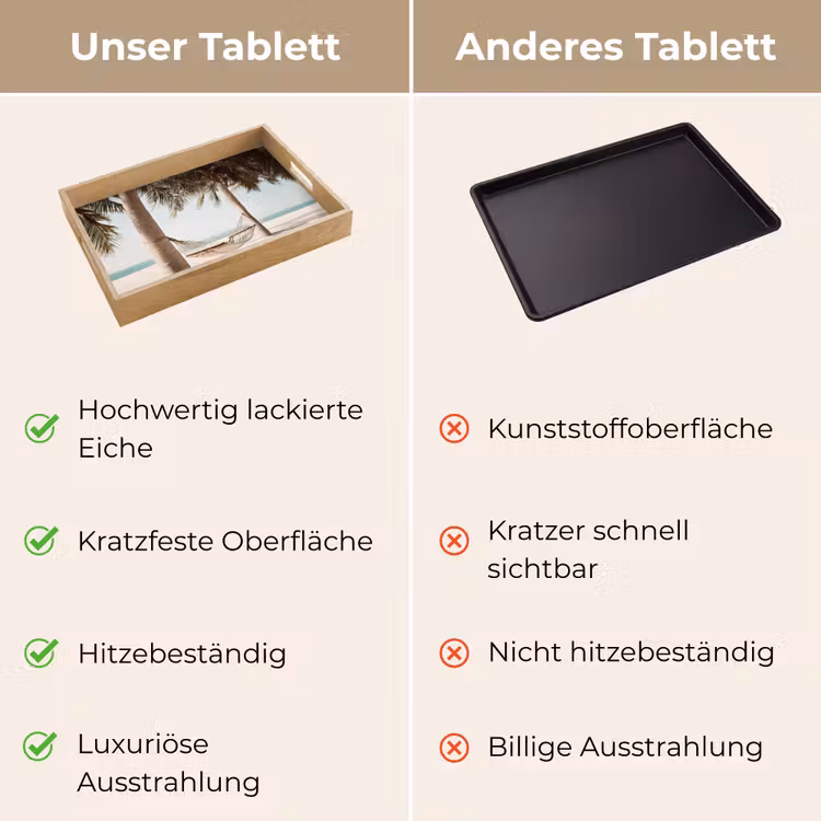 Tablett - Hängematte - Palmen - Strand - Meer — 9