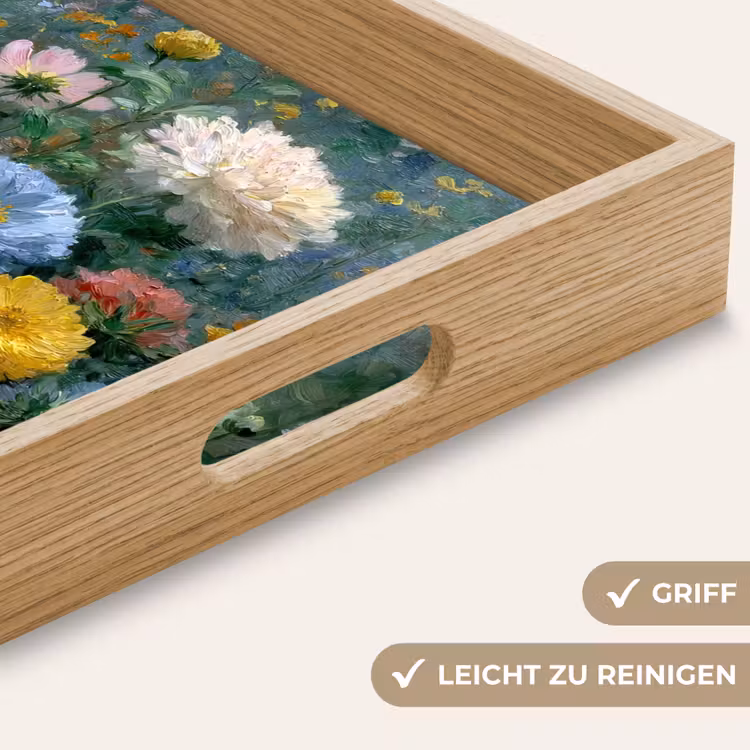 Tablett - Nahaufnahme - Feld - Blumen - Farbenfroh — 8