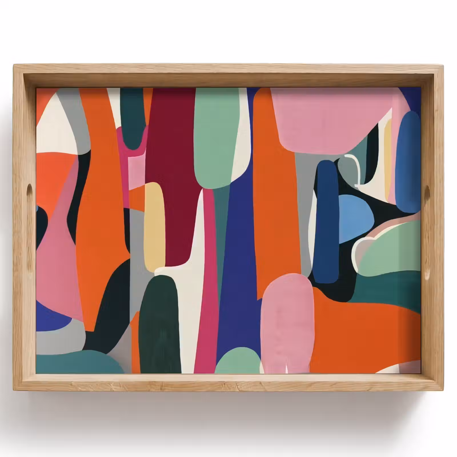 Tablett - Formen - Rhythmisch - Farben - Abstrakt — 1