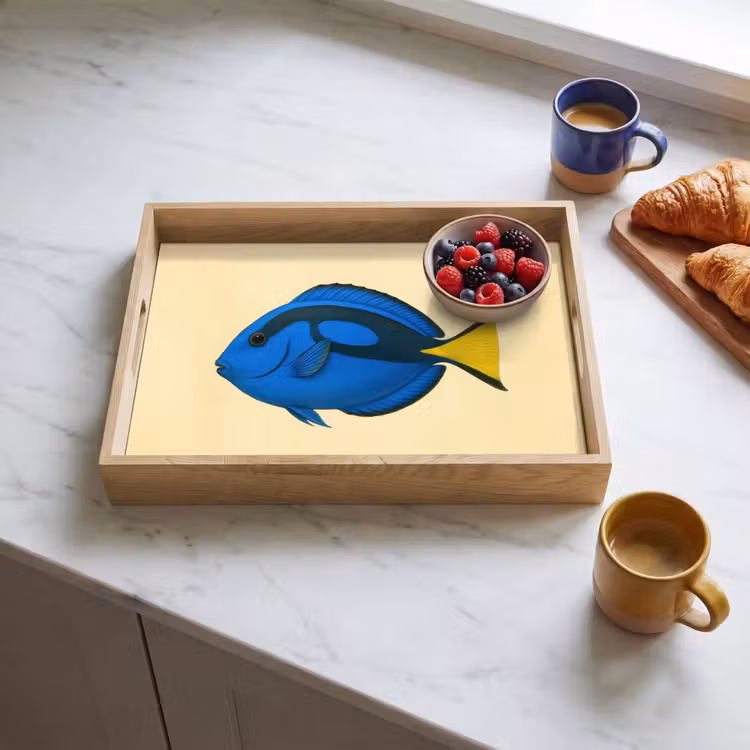 Tablett - Blau - Dory - Fisch - Schwanzflosse — 3