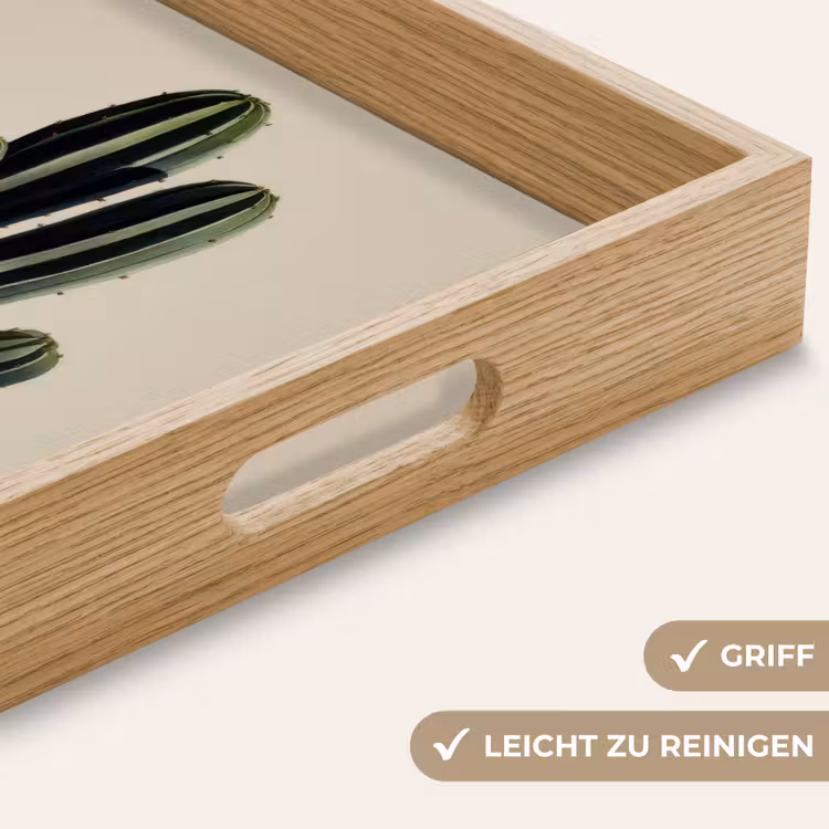 Tablett - Kaktus - Dezent - Grün — 8