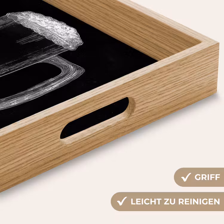 Tablett - Bierkrug - Schaumstoff - Kreidezeichnung — 8