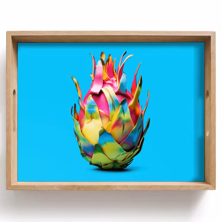 Tablett - Drachenfrucht - Blau - Vivid — 1