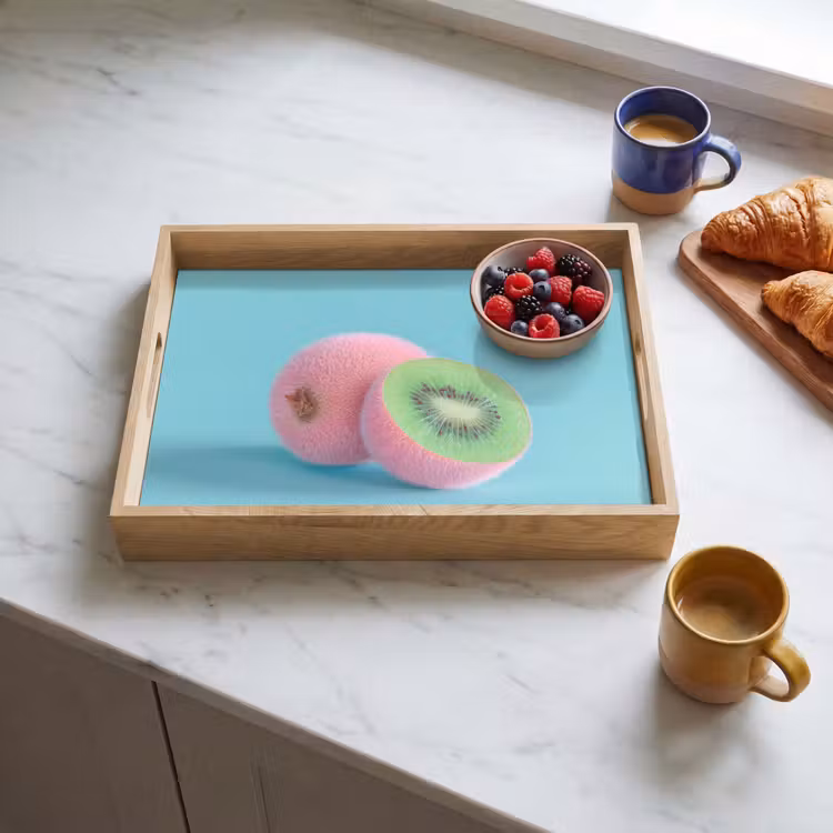 Tablett - Kiwi - Blau - Surreal — 3