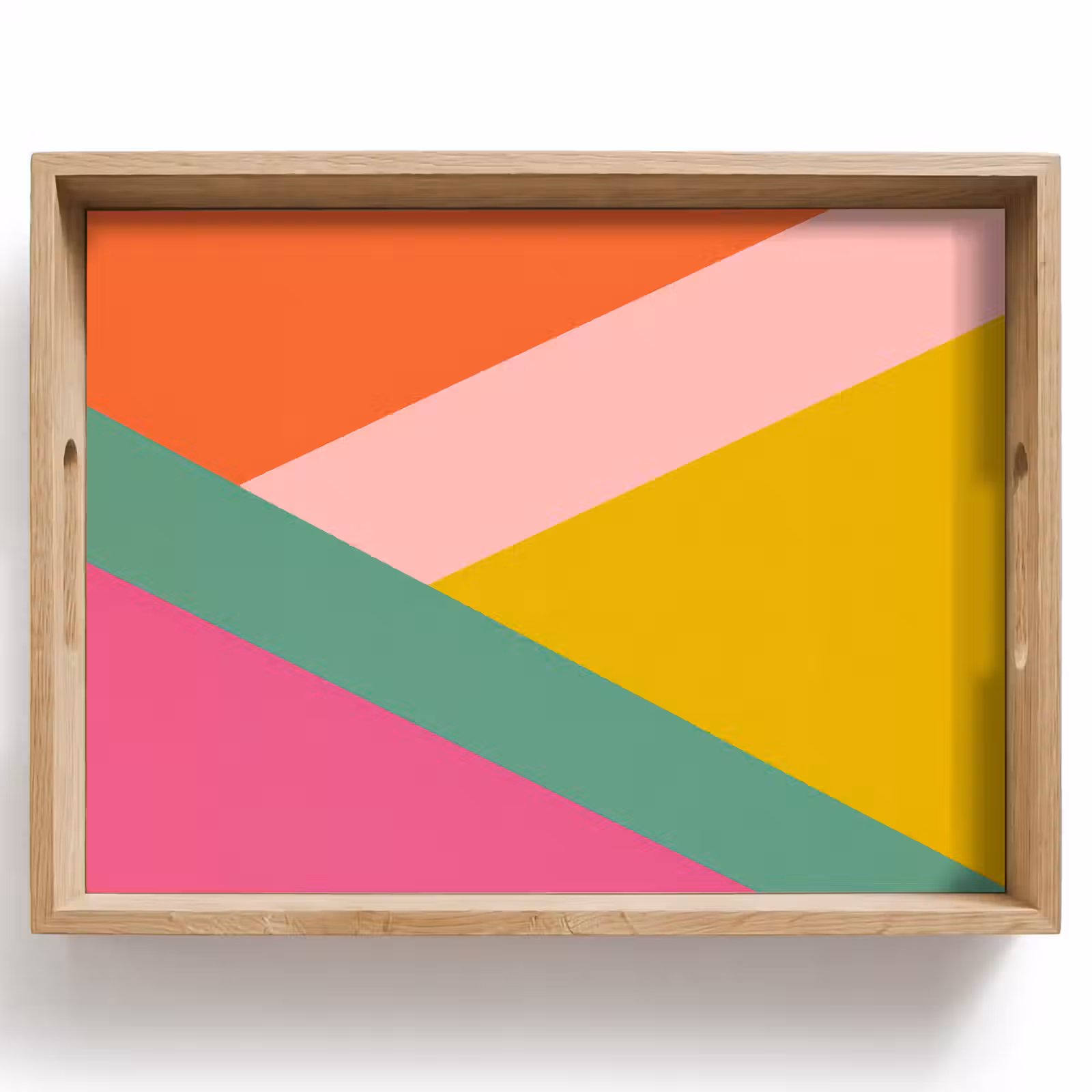 Tablett - Dreiecke - Bunt - Abstrakt — 1