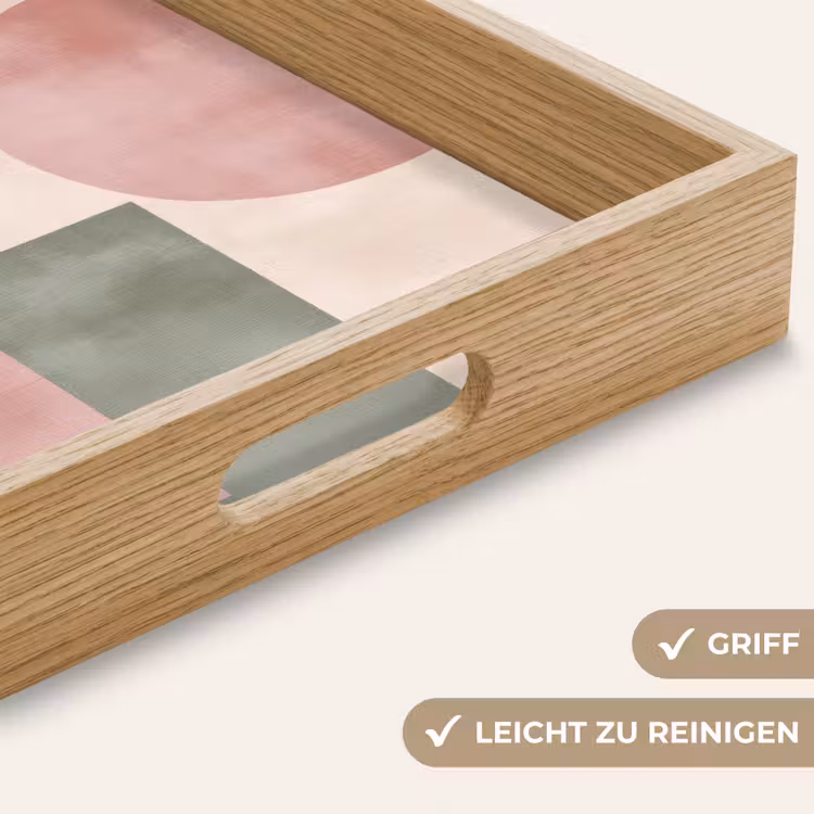 Tablett - Formen - Abstrakt - Kreis - Schwarz — 8