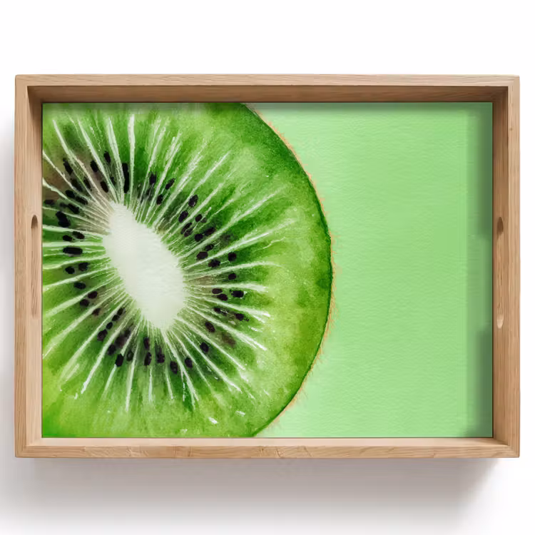 Tablett - Kiwi - Grün - Frisch — 1