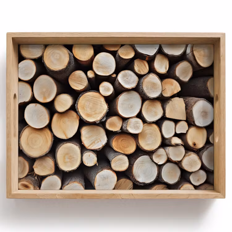 Tablett - Holz - Baumstämme - Textur — 1