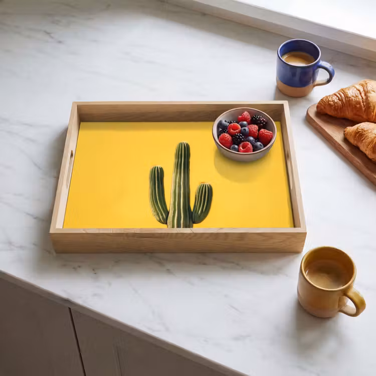 Tablett - Kaktus - Grün - Minimalistisch — 3