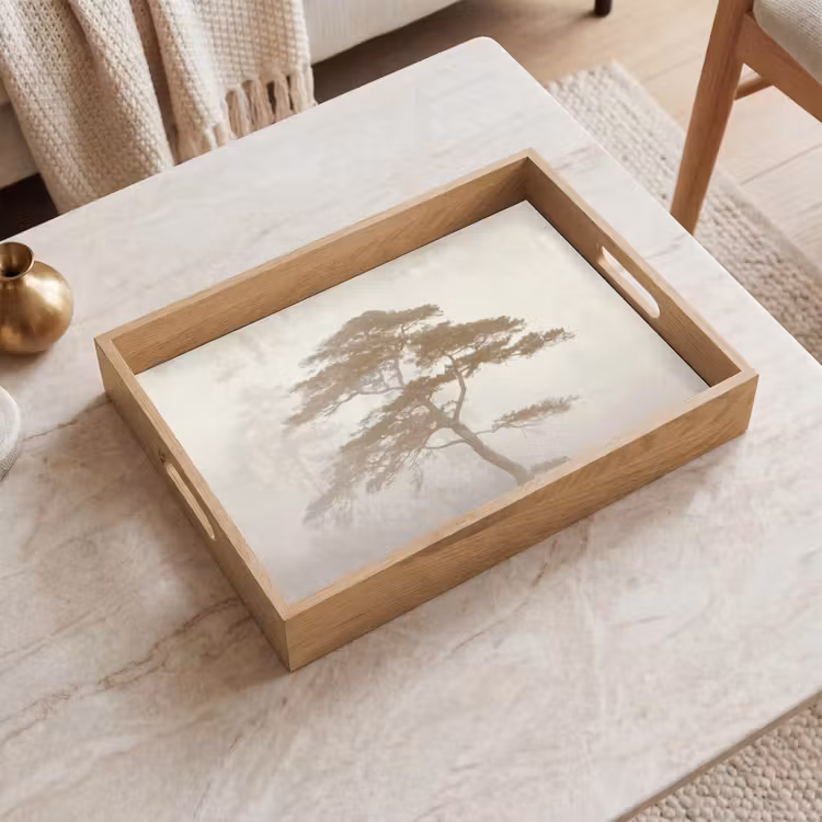 Tablett - Baum - Orientalischer Stil - Landschaft — 2