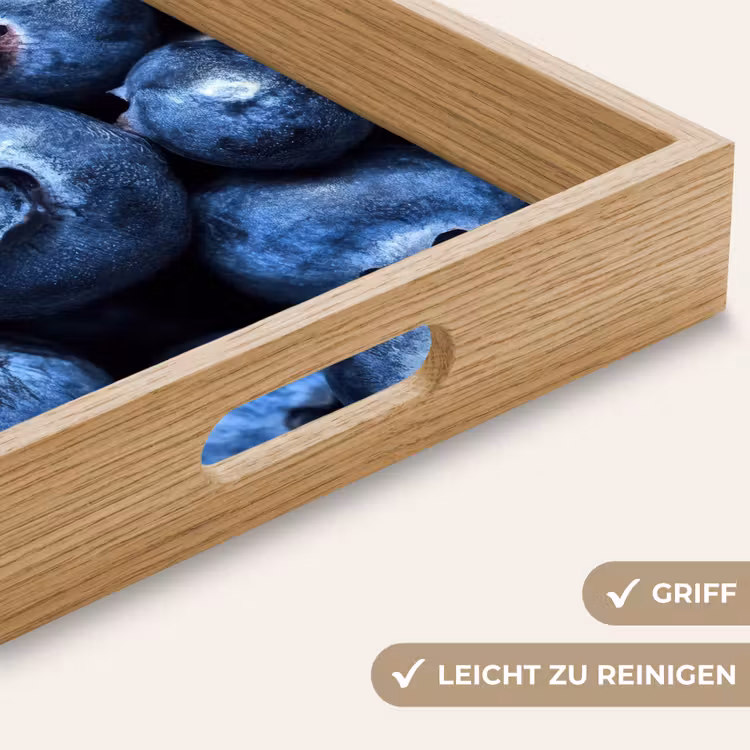 Tablett - Beeren - Blau - Obst — 8