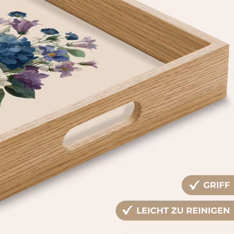 Tablett - Blumen - Detailliert - Ruhig - Realistisch — 8