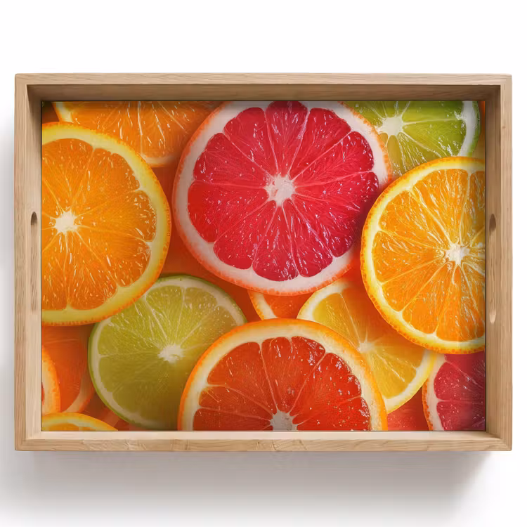Tablett - Obst - Bunt - Nahaufnahme — 1