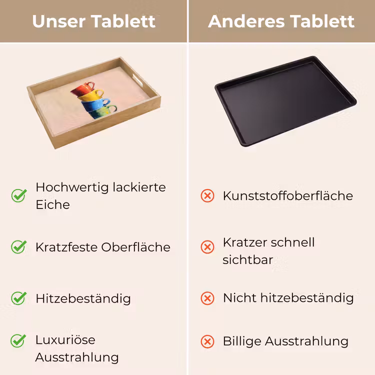 Tablett - Becher - Gestapelt - Keramik - Farbenfroh — 9