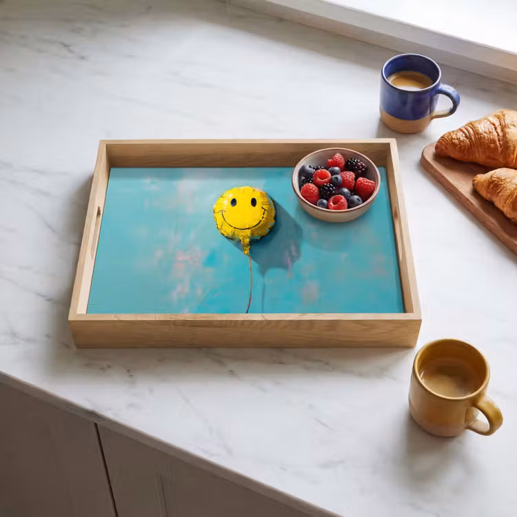 Tablett - Luftballon - Gelb - Smiley — 3