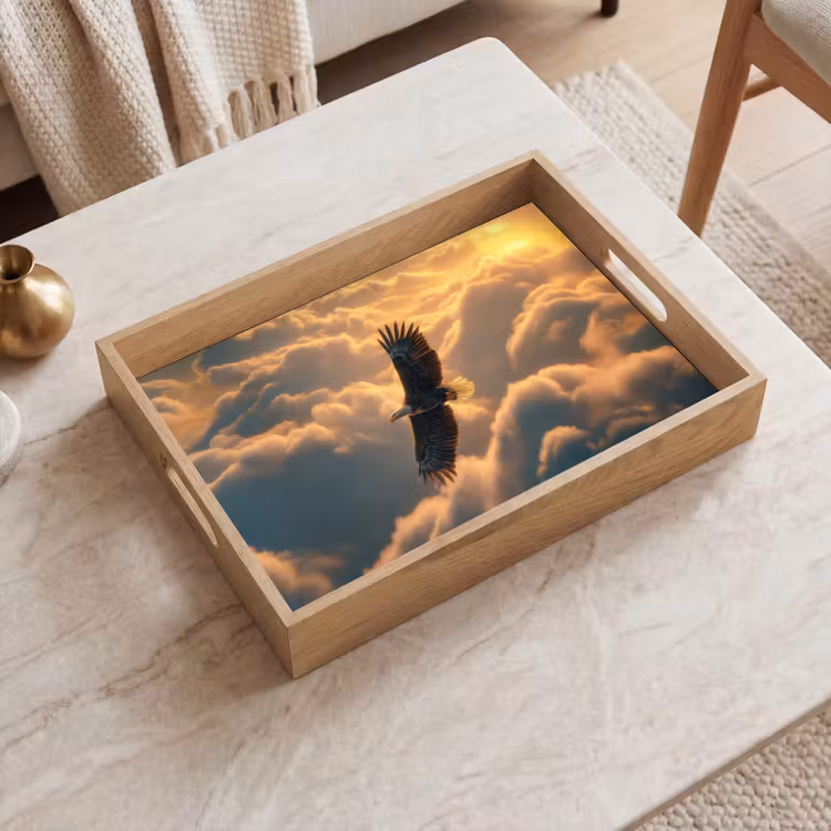 Tablett - Adler - Wolken - Sonne — 2