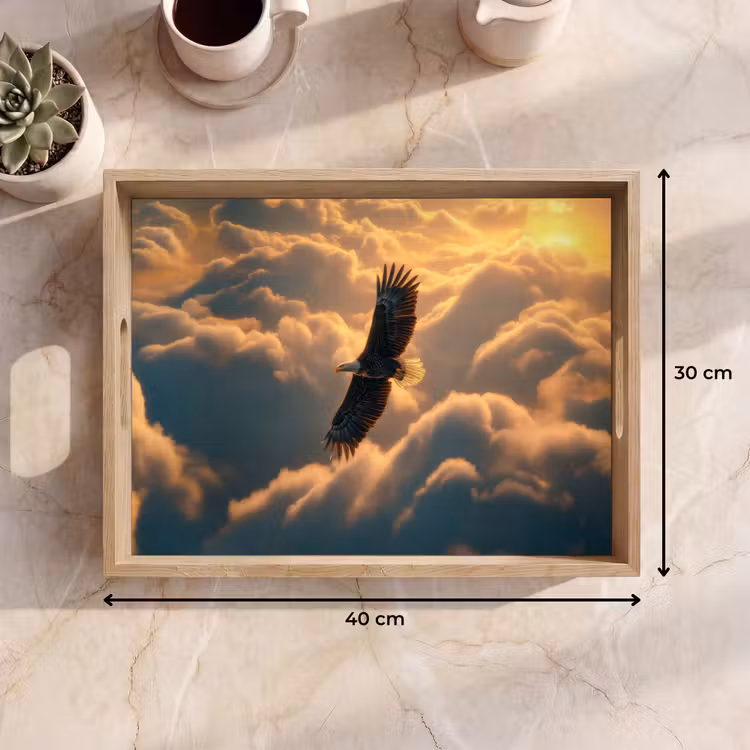 Tablett - Adler - Wolken - Sonne — 7