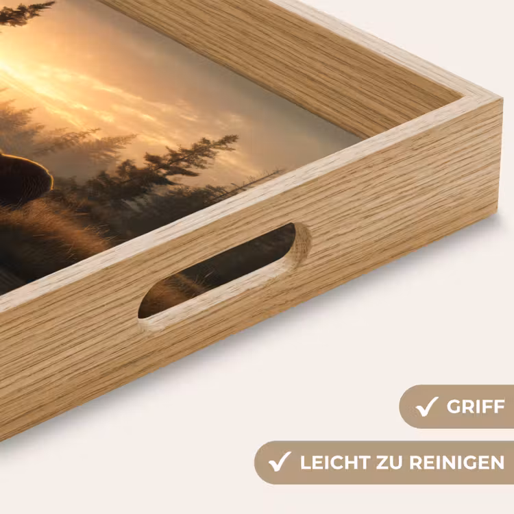 Tablett - Bär - Wasser - Wald - Morgenlicht — 8