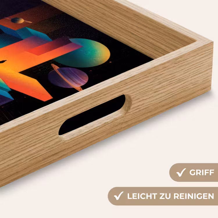 Tablett - Abstrakt - Treppe - Mensch - Planeten — 8