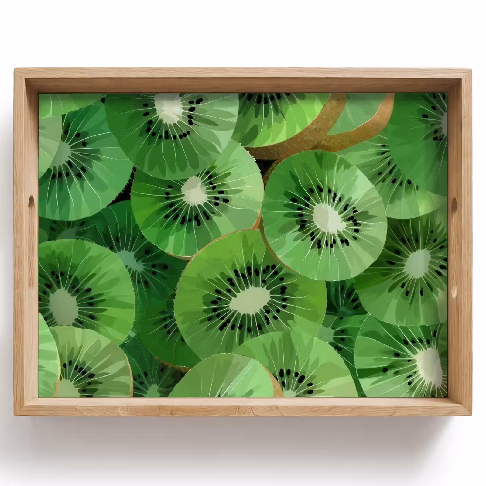 Tablett - Kiwi - Grün - Kerne — 1