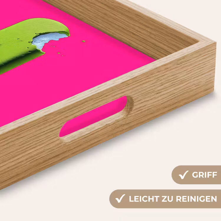 Tablett - Eiscreme - Stock - Minimalistisch - Grün — 8