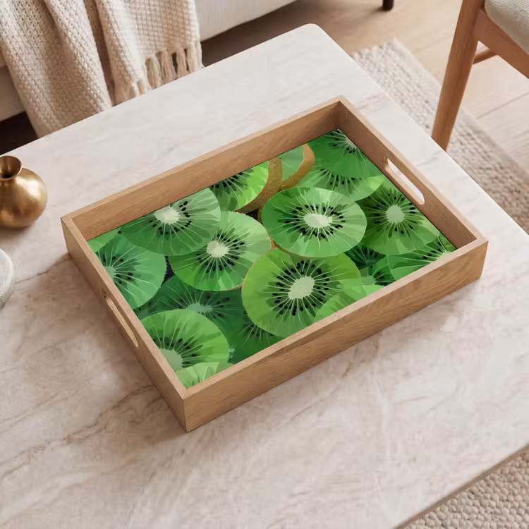Tablett - Kiwi - Grün - Kerne — 2