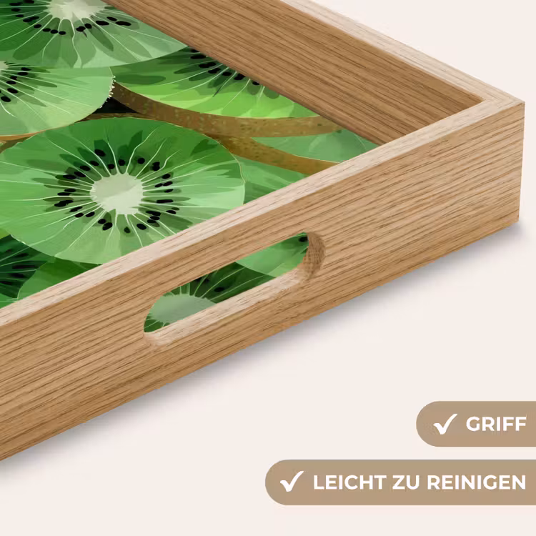 Tablett - Kiwi - Grün - Kerne — 8