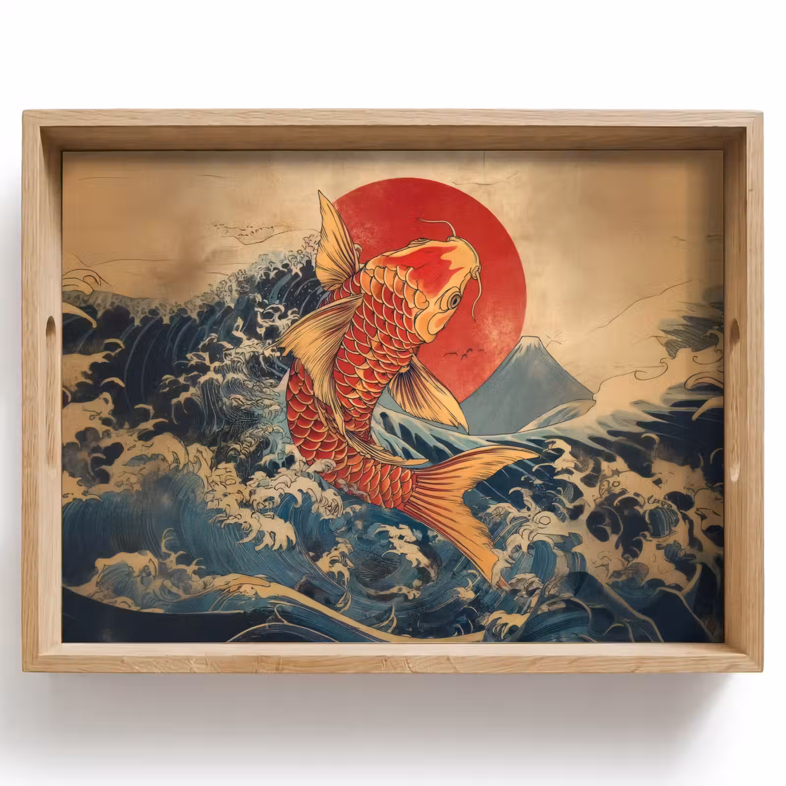 Tablett - Koi - Meer - Wellen - Sonne — 1