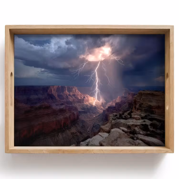 Tablett - Blitze - Wolken - Schlucht — 1