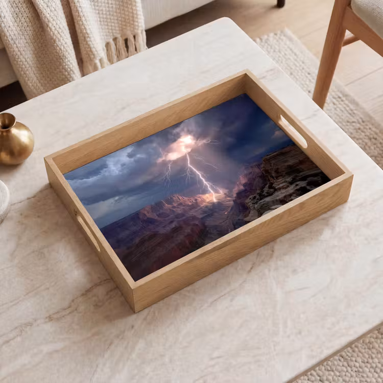 Tablett - Blitze - Wolken - Schlucht — 2