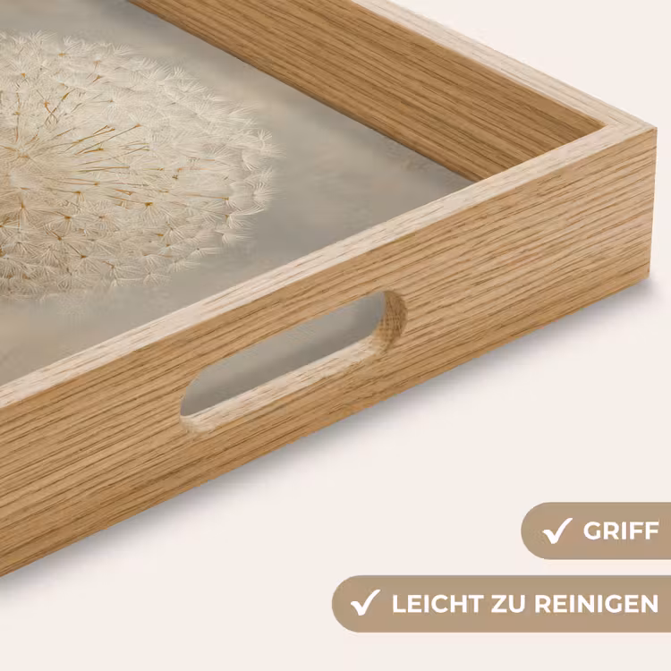 Tablett - Dreamy - Beige - Löwenzahnsamen — 8