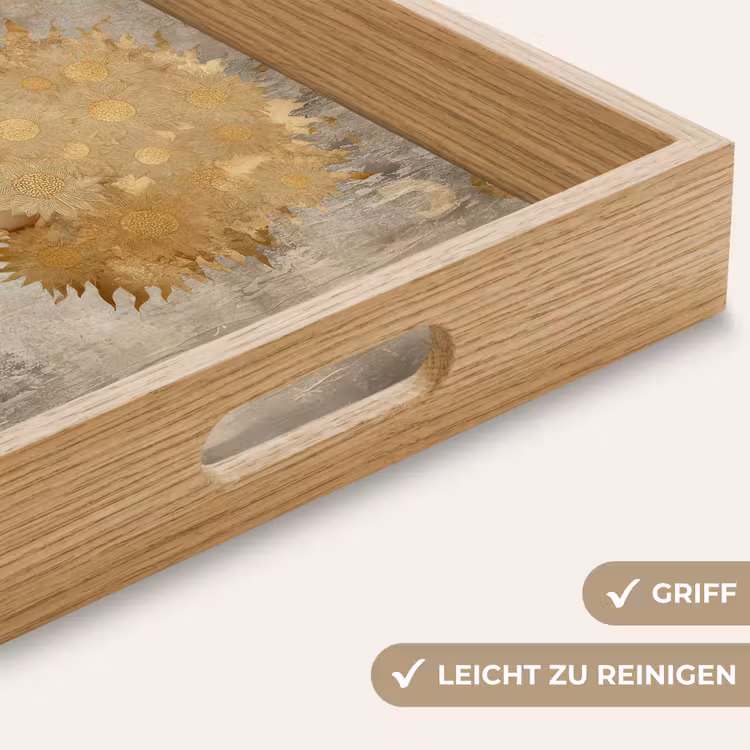 Tablett - Gold - Porträt - Frau — 8