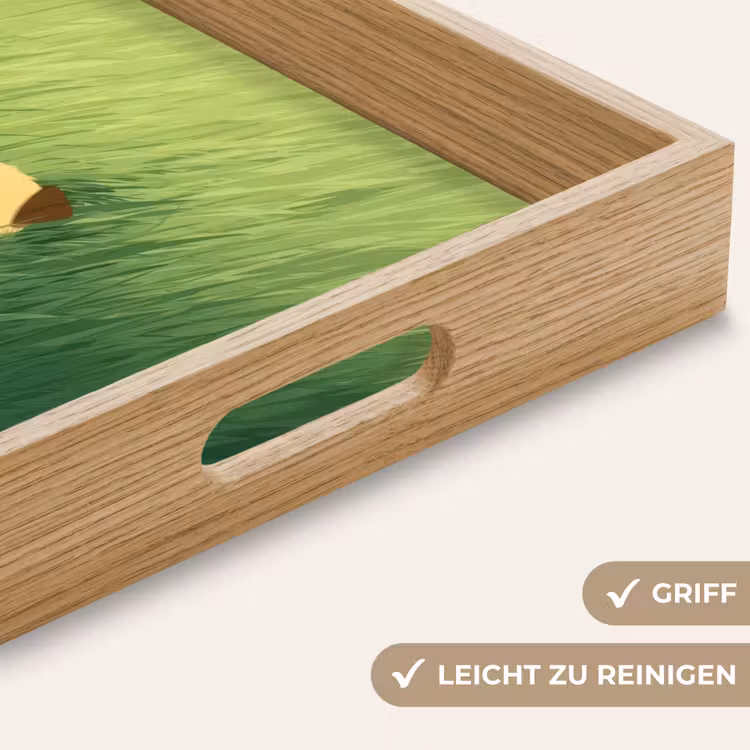 Tablett - Hund - Gras - Ohren - Braun — 8