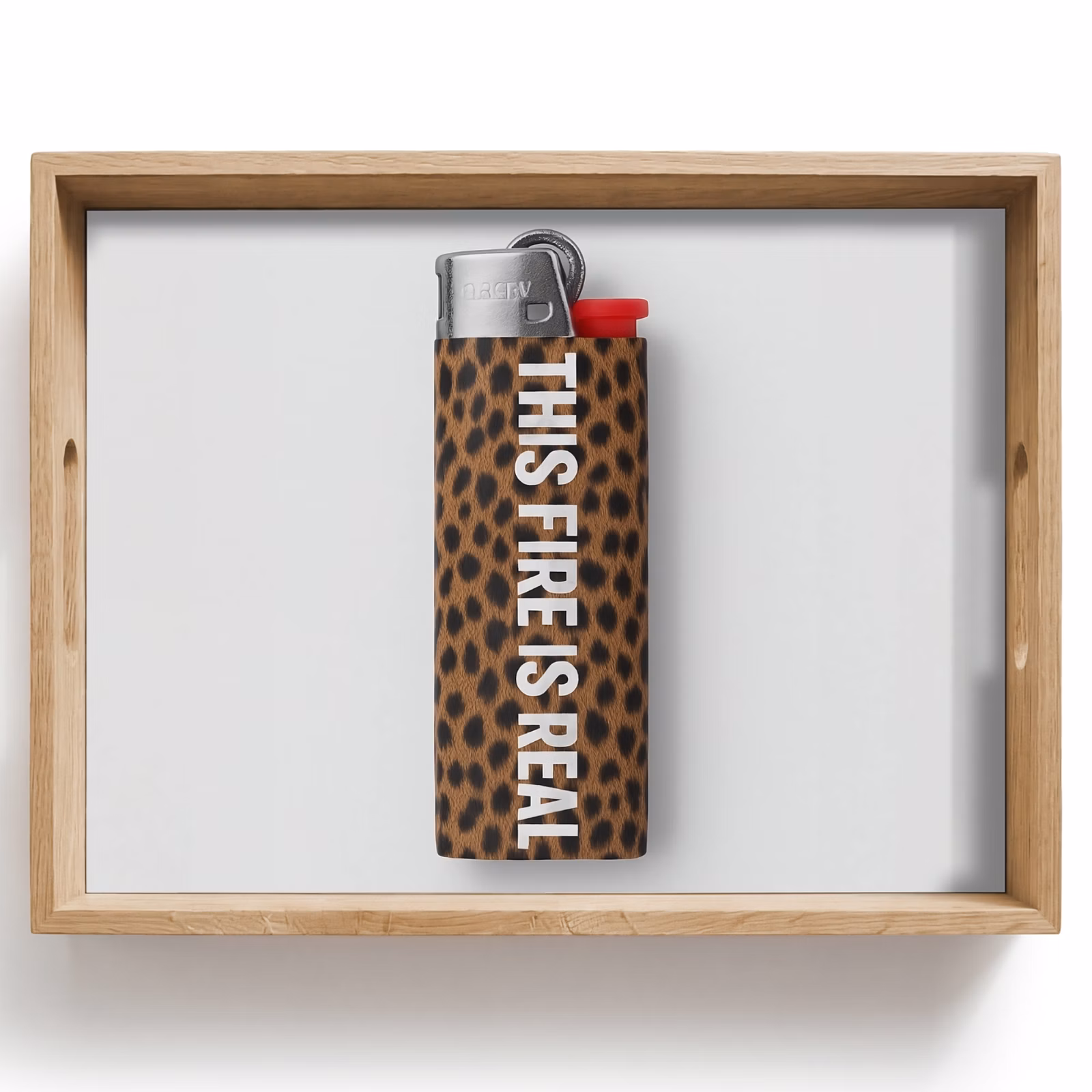 Tablett - Feuerzeug - Zitat - Panther Druck — 1