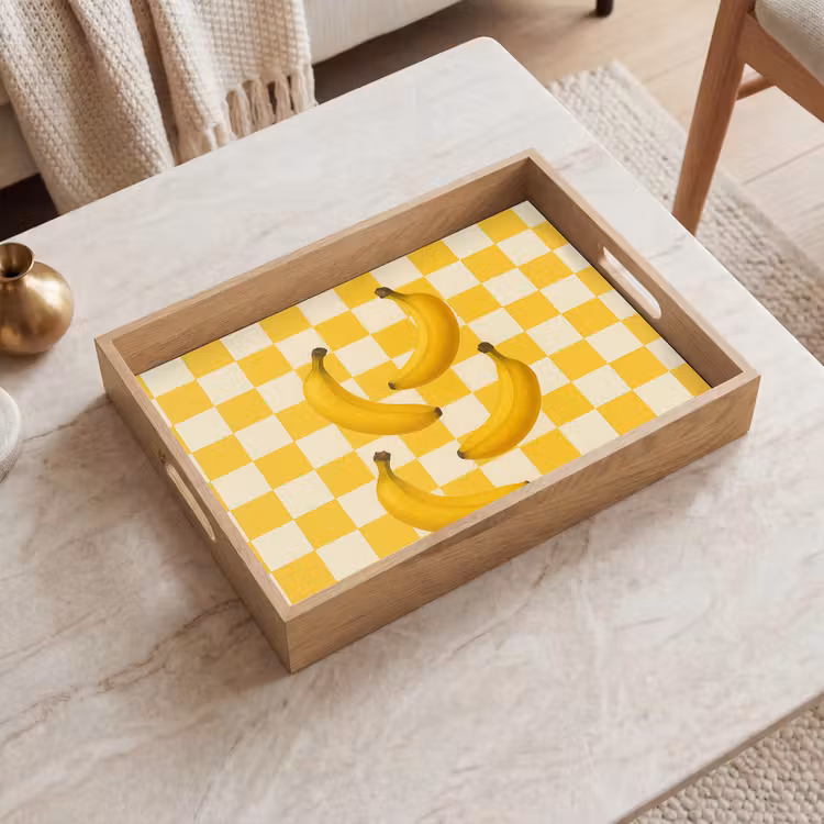 Tablett - Bananen - Gelb - Gesperrt — 2