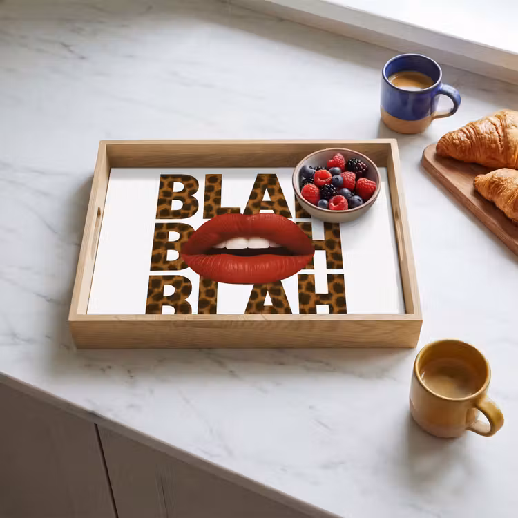 Tablett - Lippen - Rot - Zitat — 3